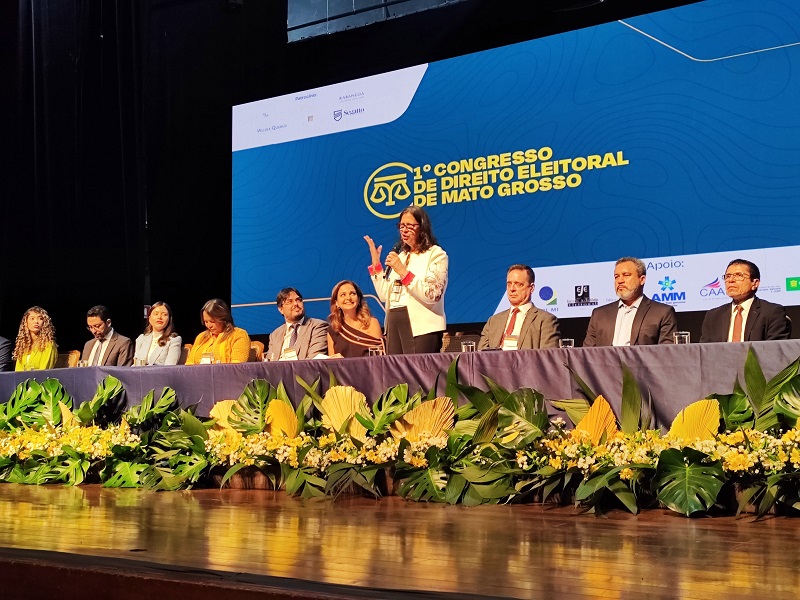 Presidente do TRE-MT participa do I Congresso de Direito Eleitoral de Mato Grosso