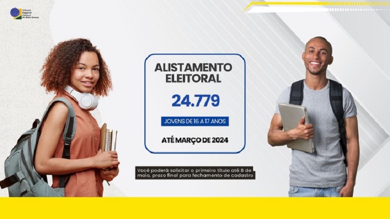 Mato Grosso tem quase 25 mil jovens que se alistaram para as Eleições de 2024