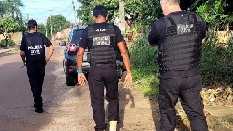 Polícia Civil cumpre 12 mandados contra organização criminosa em Barra do Garças