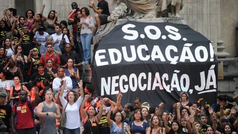 Educação federal em greve realiza ato em frente a UFMT na segunda-feira, 03/06, a partir das 7h30