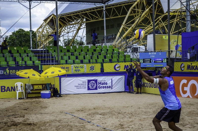 Etapa de Cuiabá do Circuito Brasileiro de Vôlei de Praia começa nesta quarta-feira (19)