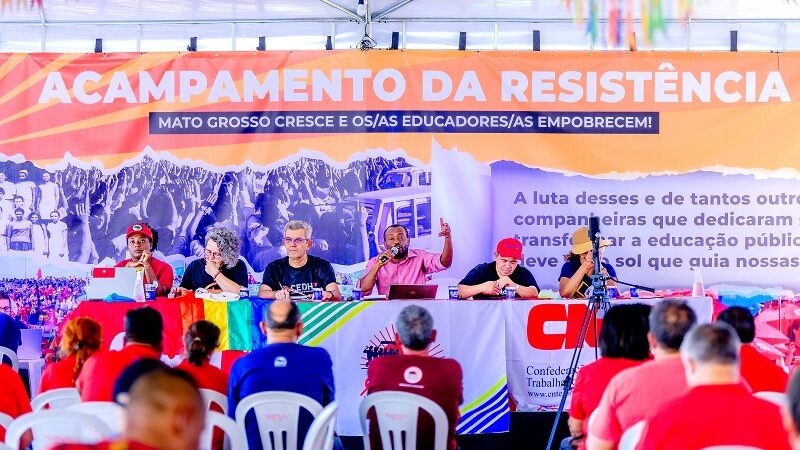 Aulão do Acampamento da Resistência debate o crescimento e a desigualdade em Mato Grosso