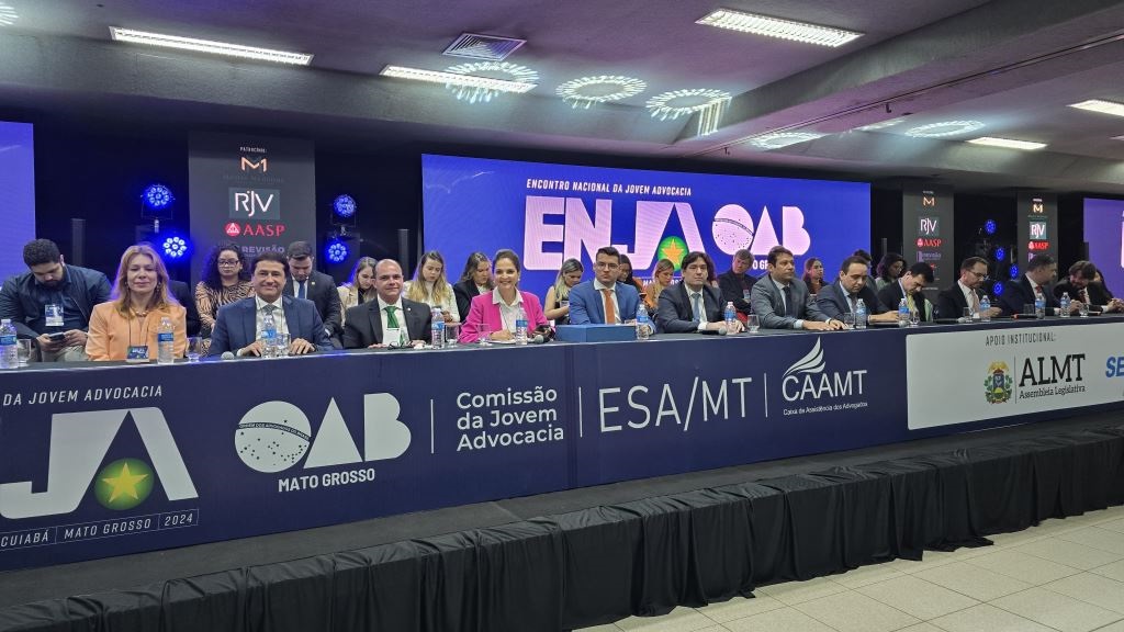 Na abertura do Encontro Nacional OAB-MT destacou que a jovem advocacia é a espinha dorsal da profissão