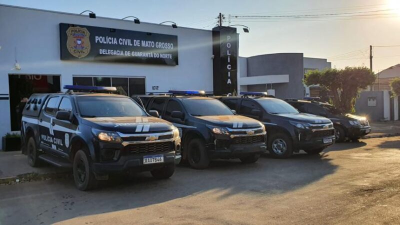 Criminoso flagrado com arma, munições e joias é preso pela Polícia Civil em Guarantã do Norte