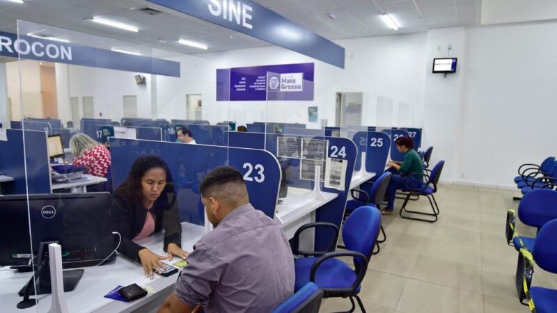 Sine de MT disponibiliza mais de 2,6 mil vagas de trabalho nesta semana