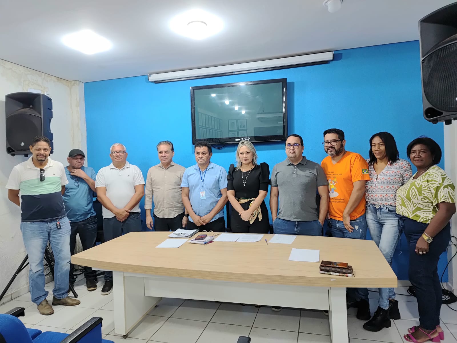 Rosy Prado, recebe agentes de saúde e endemias com reivindicações para a categoria