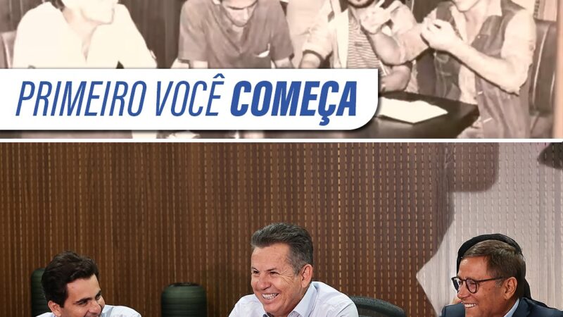 Mauro Mendes descreve como foi o início da sua vida profissional em sua rede social