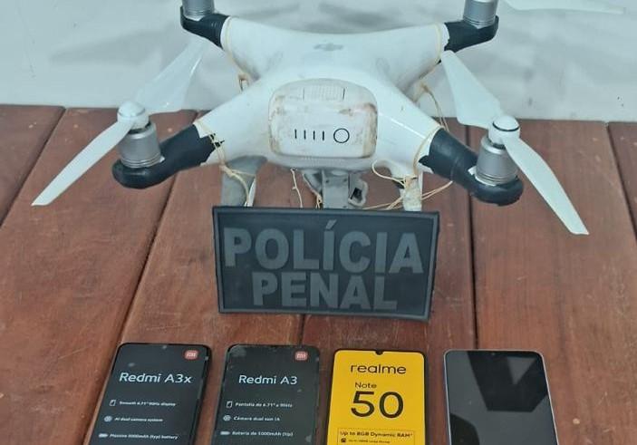 Polícia Penal apreende celulares, drogas e drone em unidades prisionais no fim de semana