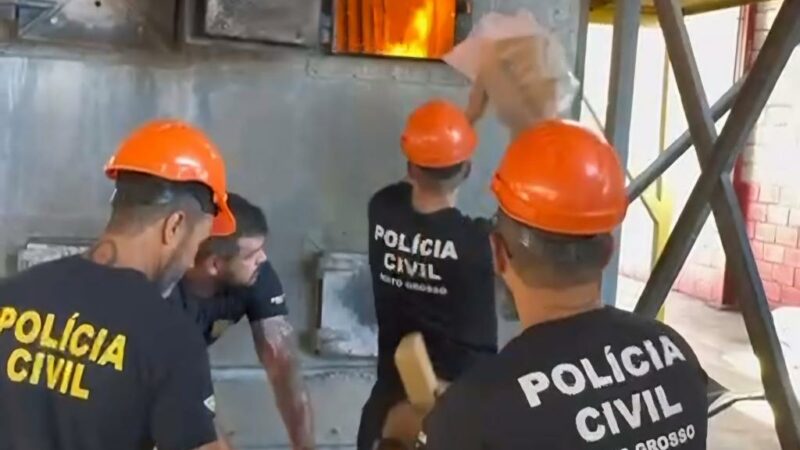 Polícia Civil incinera 3,5 toneladas de drogas apreendidas pelas forças de segurança