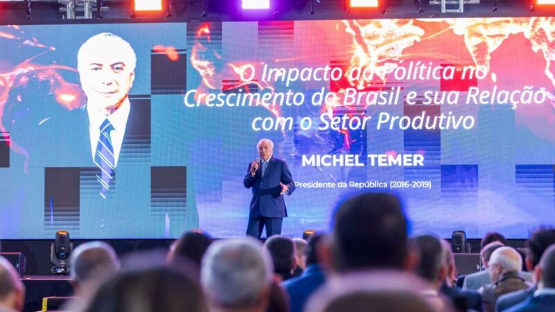 Ex-presidente Michel Temer fará palestra de abertura do Encontro Mato-grossense de Municípios