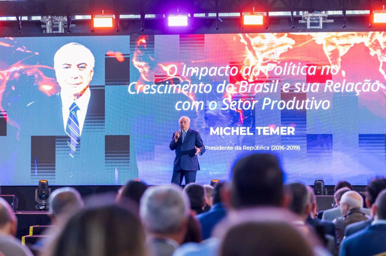 Ex-presidente Michel Temer fará palestra de abertura do Encontro Mato-grossense de Municípios