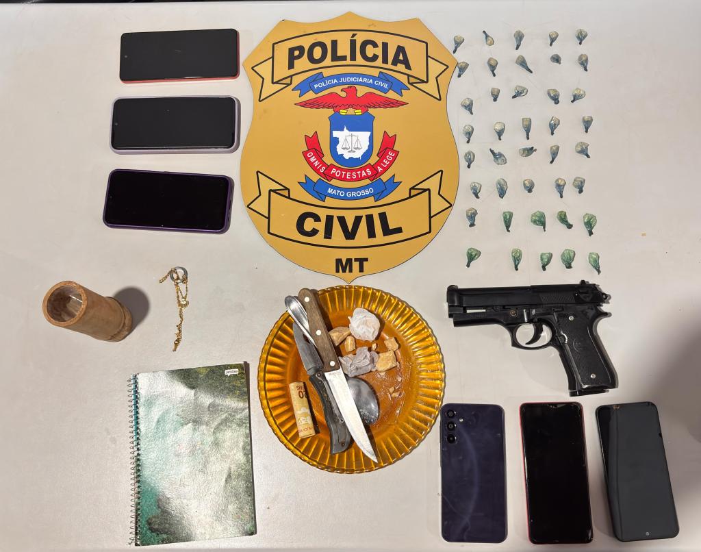 Polícia Civil prende mulher e apreende menores que atuavam com tráfico de drogas