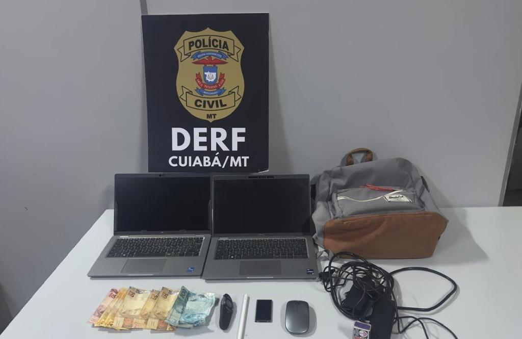 Polícia Civil prende homem e recupera produtos furtados na Região Central de Cuiabá