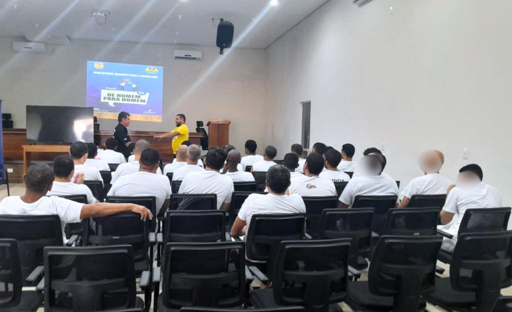 Sejus promove segunda etapa do projeto “Homens em Reconstrução” em unidade prisional de Várzea Grande