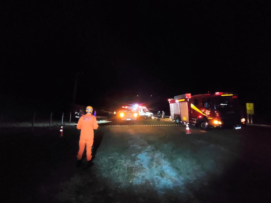 EM PRIMAVERA DO LESTE: Corpo de Bombeiros atende ocorrência de acidente na MT-130