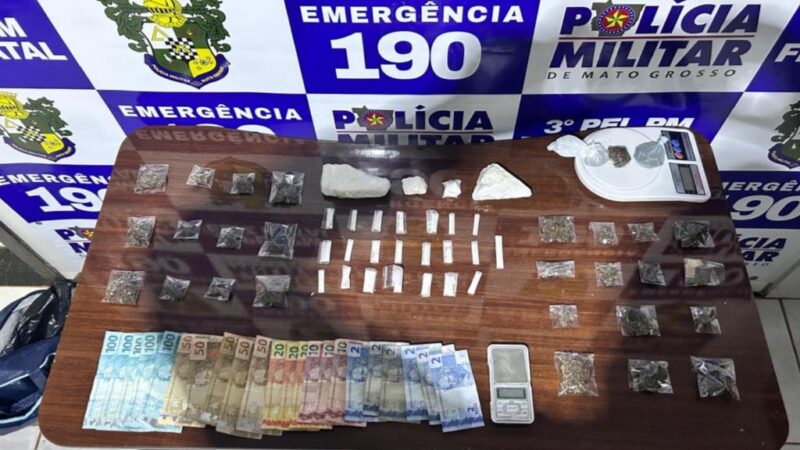 COMBATE AO TRÁFICO: Polícia Militar prende mulher com 48 porções de drogas em Feliz Natal