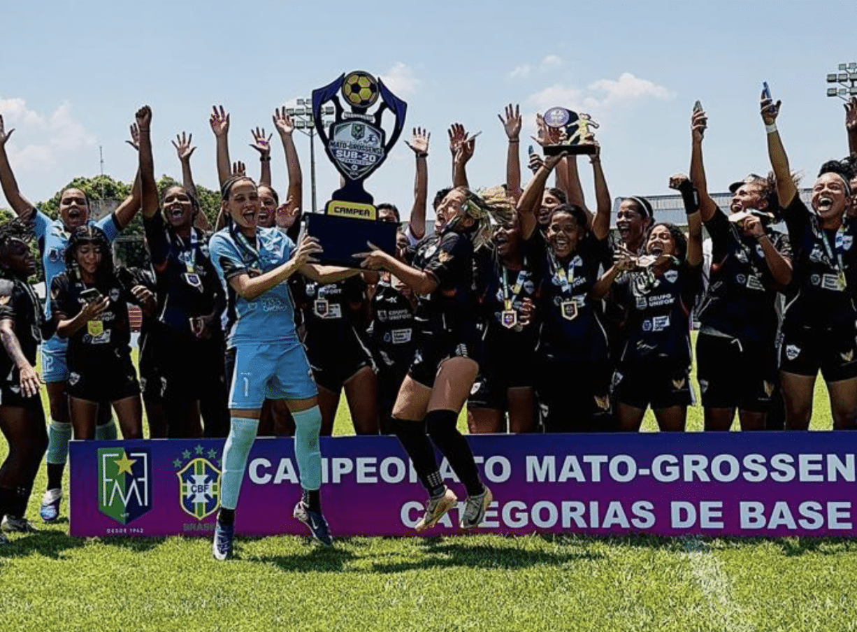 Ação goleia o Várzea Grande e fica com o título inédito do Mato-grossense Sub-20 Feminino