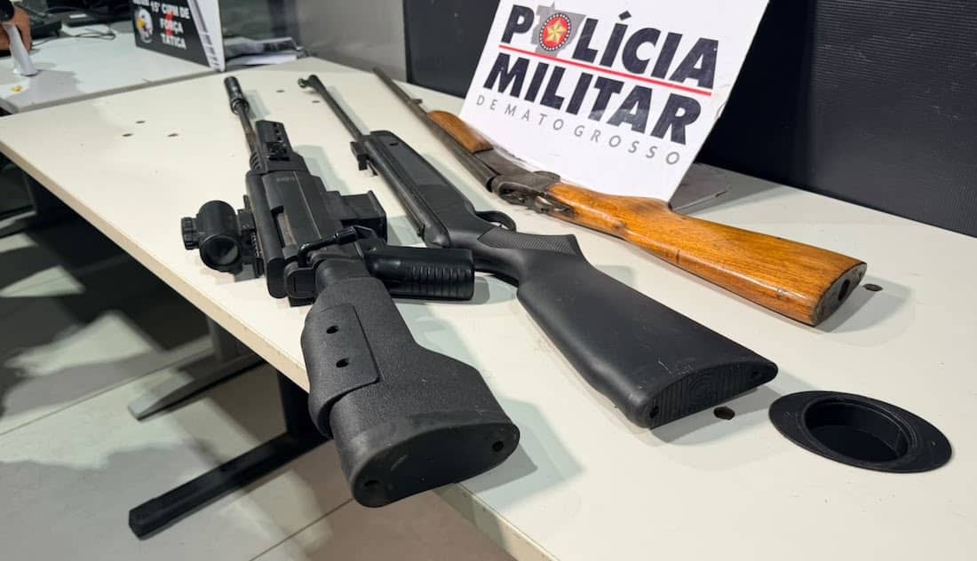 Homem é preso em Várzea Grande após balear primo com espingarda de pressão