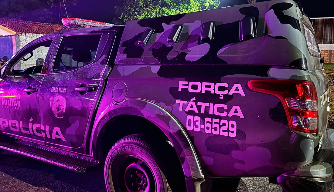 Força Tática prende em Sinop homem suspeito de ameaçar matar a esposa e atear fogo nela