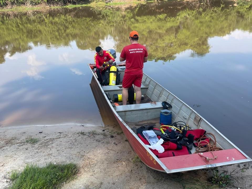 Bombeiros encontram corpo de homem que se afogou no rio Tapirapé, em Porto Alegre do Norte